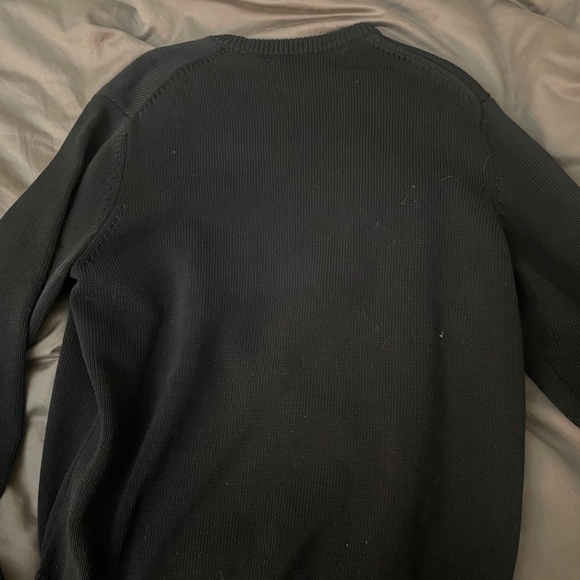 New Givenchy Cotton Logo Sweater (Black and White) - Picture 4 of 6